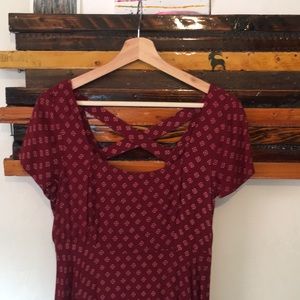 Maroon / burgundy uo dress